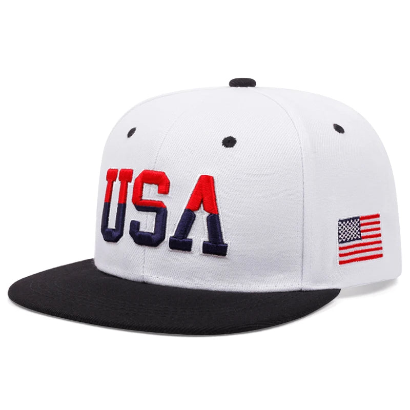 2024 New Fashion Fastball Cap Classic USA Embroidered American Flag Baseball Caps For Men Women Snapback Hat Unisex Hip Hop Hats