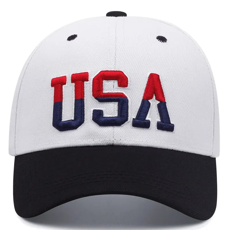 2024 New Fashion Fastball Cap Classic USA Embroidered American Flag Baseball Caps For Men Women Snapback Hat Unisex Hip Hop Hats