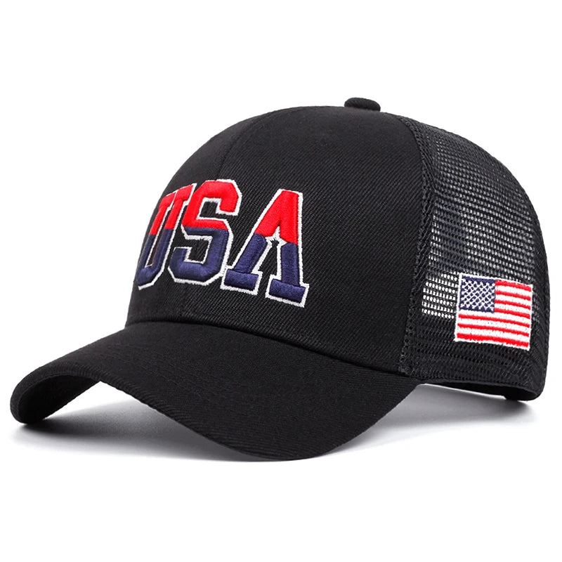 2024 New Fashion Fastball Cap Classic USA Embroidered American Flag Baseball Caps For Men Women Snapback Hat Unisex Hip Hop Hats