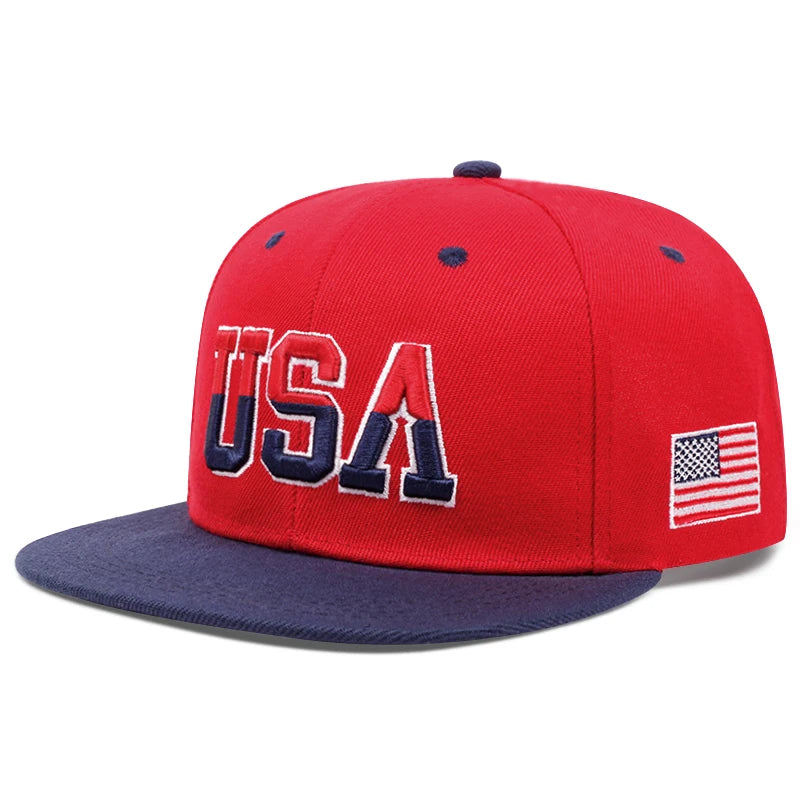 2024 New Fashion Fastball Cap Classic USA Embroidered American Flag Baseball Caps For Men Women Snapback Hat Unisex Hip Hop Hats