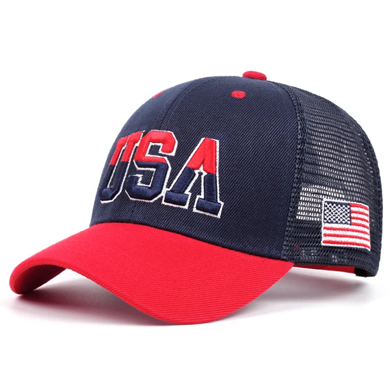 2024 New Fashion Fastball Cap Classic USA Embroidered American Flag Baseball Caps For Men Women Snapback Hat Unisex Hip Hop Hats