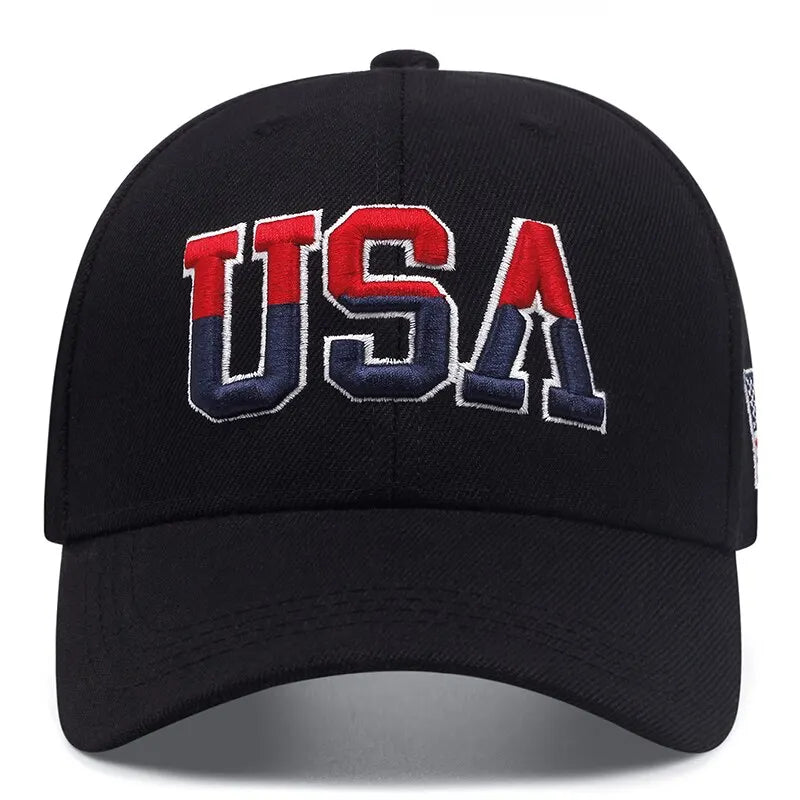 2024 New Fashion Fastball Cap Classic USA Embroidered American Flag Baseball Caps For Men Women Snapback Hat Unisex Hip Hop Hats