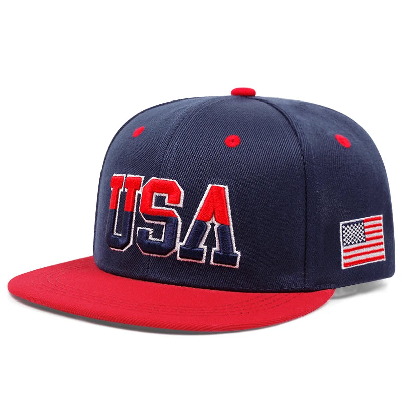 2024 New Fashion Fastball Cap Classic USA Embroidered American Flag Baseball Caps For Men Women Snapback Hat Unisex Hip Hop Hats