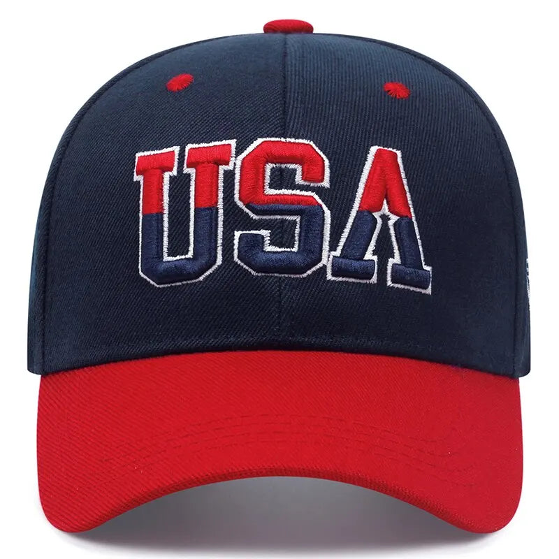 2024 New Fashion Fastball Cap Classic USA Embroidered American Flag Baseball Caps For Men Women Snapback Hat Unisex Hip Hop Hats